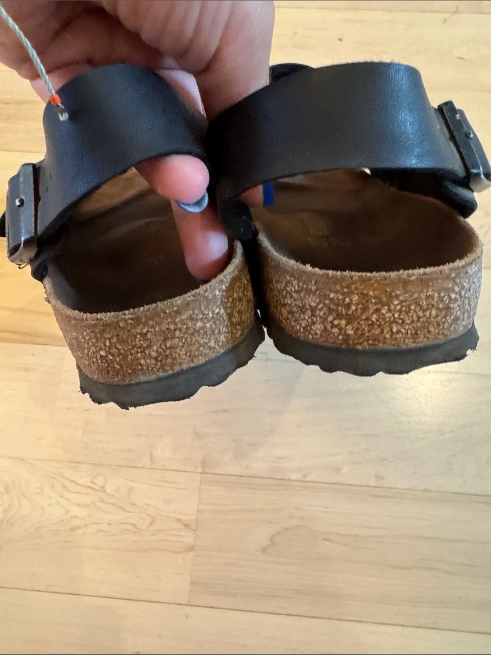 Birkenstock Black Milano sandals-Size 39-8-8.5-Boho-Hippie-Festival